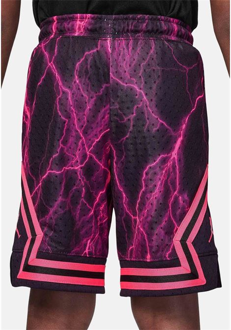 Black and neon pink baby girl shorts JORDAN | Shorts | 95C890K09
