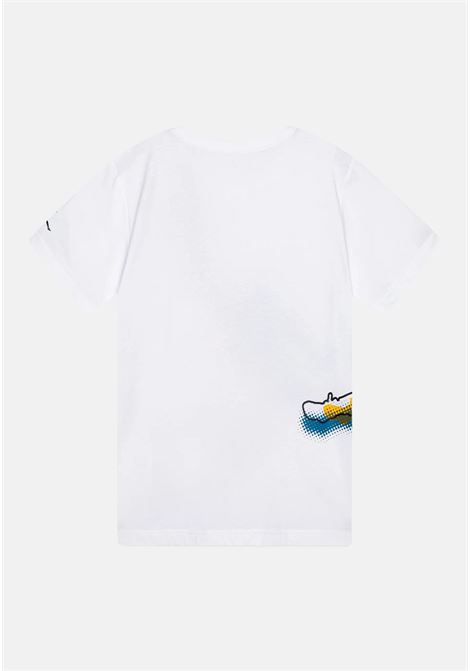 T-shirt bambino bambina bianca con stampa logo jumpman JORDAN | T-shirt | 95C977001