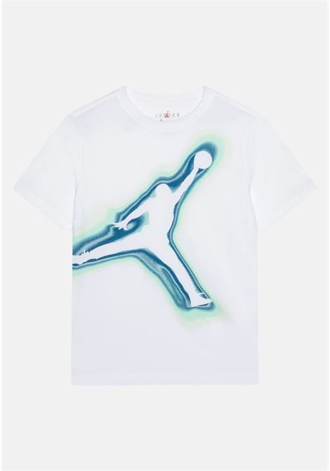T-shirt a manica corta bianca da bambino AIR HEATMAP JUMPMAN JORDAN | T-shirt | 95D238001
