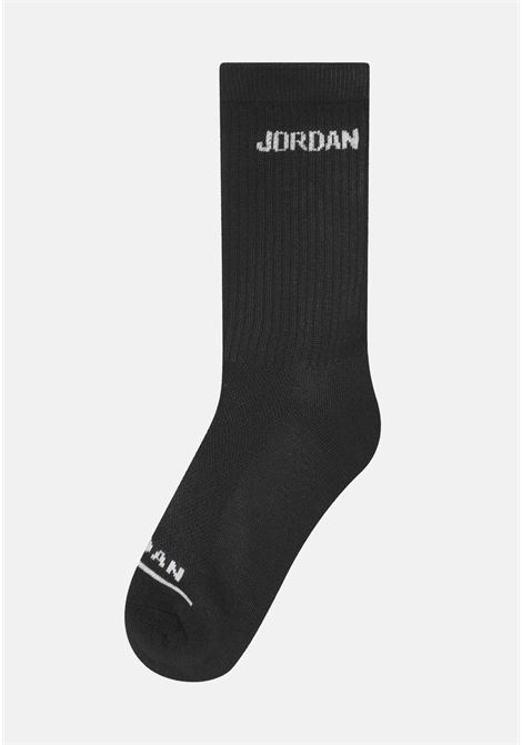 Legend Crew socks 2 types with Air Flight logo and logoscript black 6 pcs JORDAN | Socks | BJ0343001