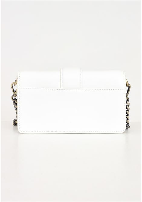 White women's bag with antique golden metal snake detail JUST CAVALLI | 76RA5PA2ZSA89003