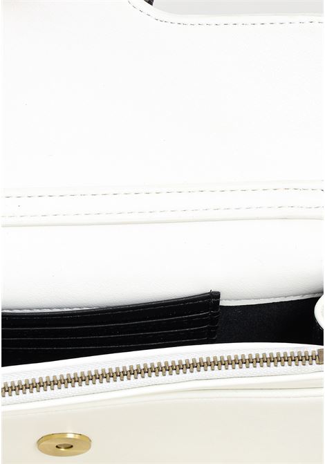White women's bag with antique golden metal snake detail JUST CAVALLI | 76RA5PA2ZSA89003