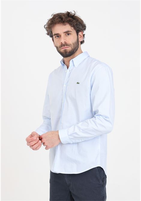 Light blue elegant shirt for men LACOSTE | Shirt | CH2933HBP
