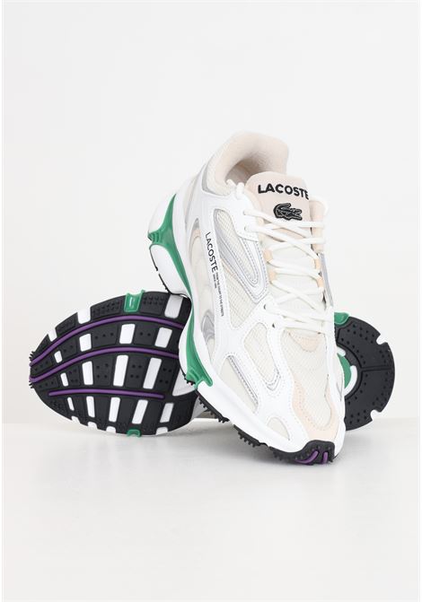 White green beige gray men's sneakers L003 2K24 LACOSTE | Sneakers | E02707082