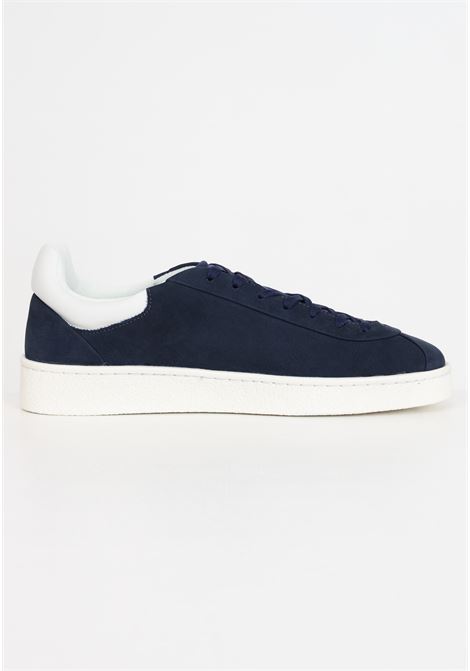 Navy blue and white baseshot leather men's sneakers LACOSTE | Sneakers | E02732J18