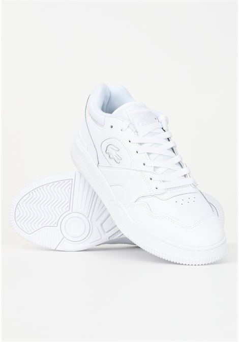 White casual sneakers for men with logo LACOSTE | Sneakers | I0245421G
