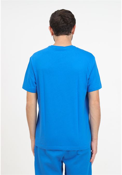 T-shirt azzurra con logo da uomo LACOSTE | TH2038SIY