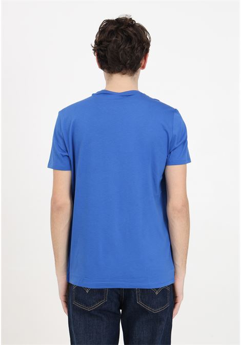 T-shirt blu donna uomo con patch logo LACOSTE | T-shirt | TH6709IXW