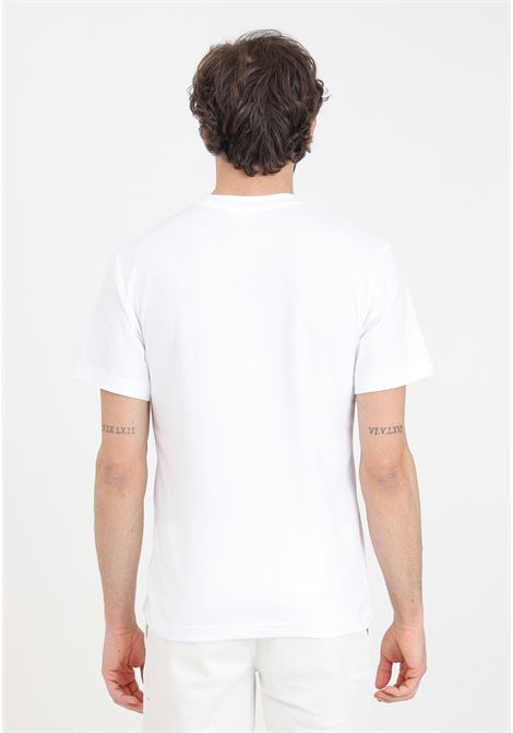 T-shirt uomo donna bianca patch logo coccodrillo LACOSTE | TH7318001
