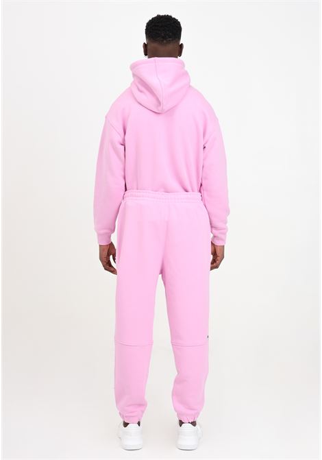 Pink tracksuit trousers for men and women with elasticated drawstring waist LACOSTE | XH0075IXV