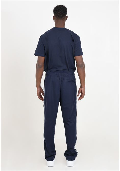 Pantaloni blu notte da uomo con patch logo coccodrillo LACOSTE | XH1412166