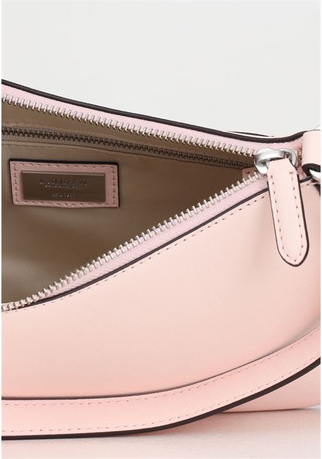 Pale pink women's bag with silver metal logo plate LAUREN RALPH LAUREN | 431883768032PINK OPAL