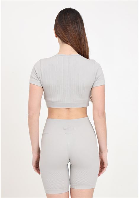 Shorts da donna grigio chiaro patch logo LEGEA | PCLW22020048