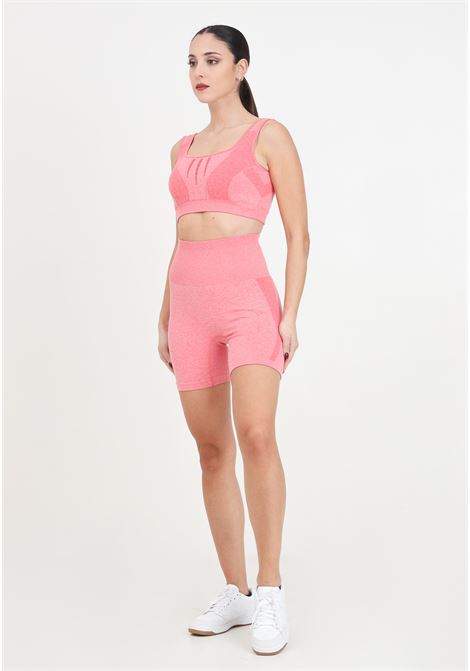 Shorts da donna rosa scuro patch logo LEGEA | Shorts | PCLW22060029