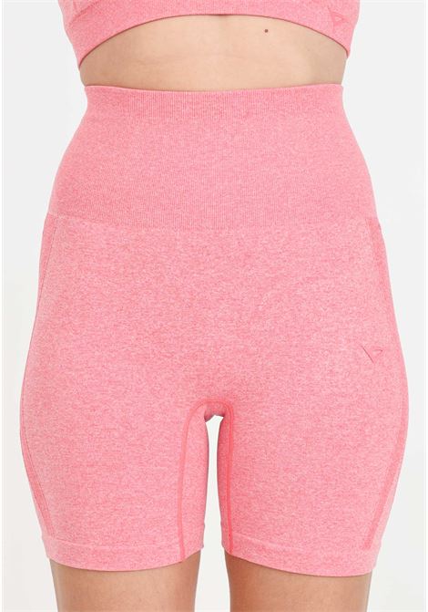 Dark pink women's shorts with logo patch LEGEA | PCLW22060029