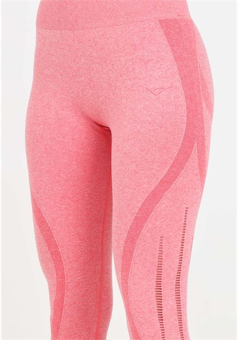 Leggins da donna rosa scuro patch logo LEGEA | Leggings | PLLW22070029