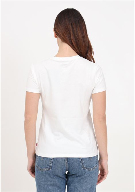 T-shirt da donna bianca stampa logo leopard cloud dancer LEVI'S® | T-shirt | 17369-24362436