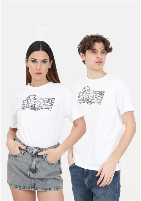 T-shirt uomo donna bianca con logo sul petto LEVI'S® | T-shirt | 22491-14761476