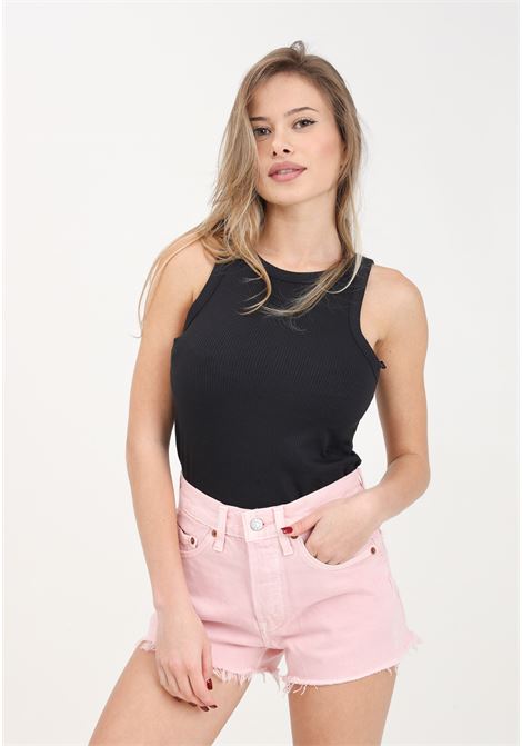 Shorts in denim da donna rosa 501TM Dusty chalk pink LEVI'S® | Shorts | 56327-03980398