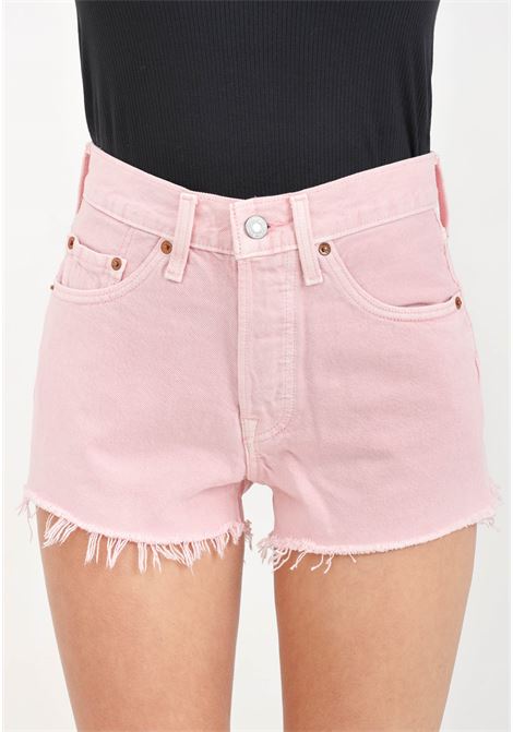 Pink women's denim shorts 501TM Dusty chalk pink LEVI'S® | Shorts | 56327-03980398