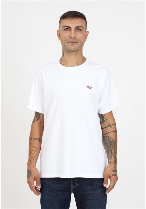 T-shirt uomo donna bianca con logo housemark sul petto LEVI'S® | T-shirt | 56605-00000000