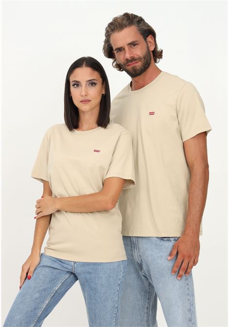 T-shirt uomo donna beige con logo housemark sul petto LEVI'S® | T-shirt | 56605-01310131