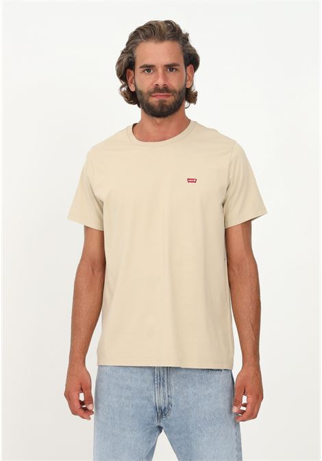 T-shirt uomo donna beige con logo housemark sul petto LEVI'S® | T-shirt | 56605-01310131
