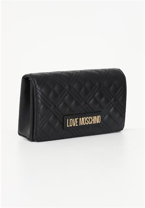 Black women's smart daily bag quilted bag LOVE MOSCHINO | JC4079PP1ILA0000