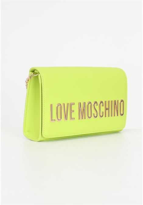 Lime green women's bag Smart daily maxi golden metal lettering LOVE MOSCHINO | Bags | JC4103PP1IKD0404