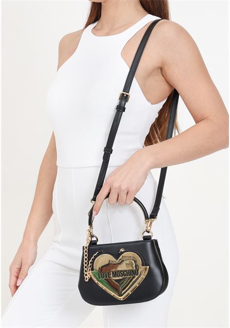Baby Heart black women's bag LOVE MOSCHINO | Bags | JC4129PP1ILO0000