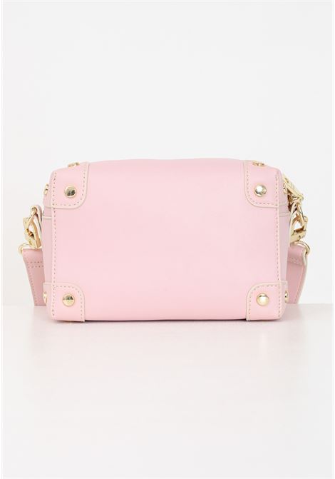 Pink women's bag with golden metal logo lettering LOVE MOSCHINO | JC4249PP0IKU0601