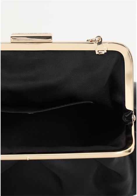 Black women's bag with Heart logo golden metal chain LOVE MOSCHINO | Bags | JC4341PP0IKT0000
