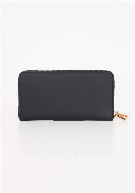 Black women's wallet with gold metal lettering zip around LOVE MOSCHINO | Wallets | JC5611PP1IKD0000