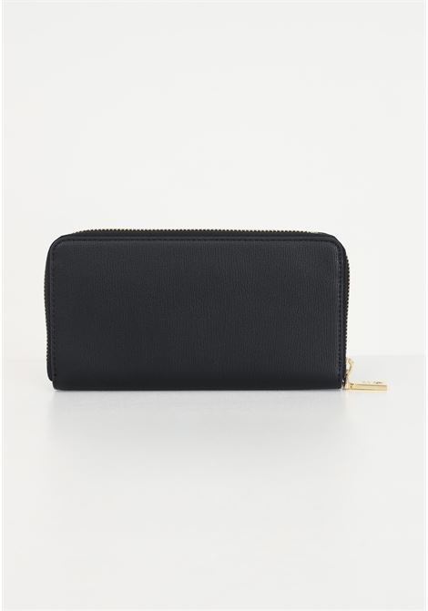 Black lettering gold zip around women's wallet LOVE MOSCHINO | Wallets | JC5700PP1ILD0000