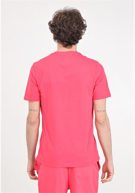 T-shirt da uomo rosa fragola patch logo golden eagle LYLE & SCOTT | TS400VOGW588