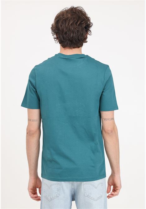 T-shirt da uomo verde patch logo golden eagle LYLE & SCOTT | TS400VOGW746
