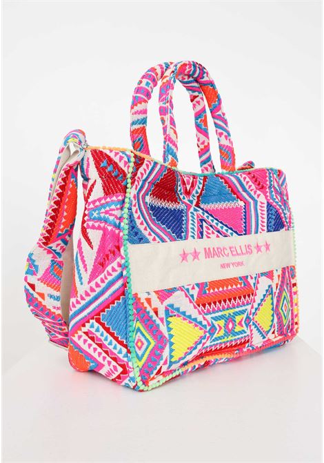Multicolor women's beach bag Buby L Lindy 24 Variant 03 MARC ELLIS | BUBY L INDY 2403
