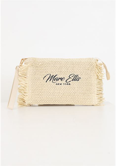Buby St thomas beige women's clutch bag MARC ELLIS | BUBY ST THOMAS CLUTCHNATURAL