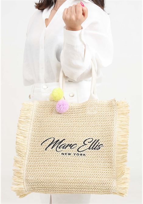 Buby St Thomas beige women's beach bag MARC ELLIS | BUBY ST THOMASNATURAL