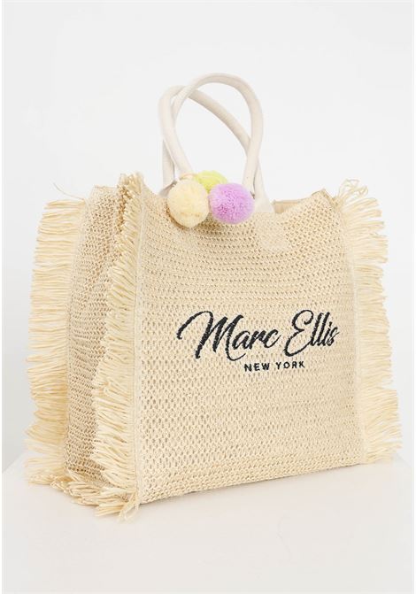 Buby St Thomas beige women's beach bag MARC ELLIS | Bags | BUBY ST THOMASNATURAL