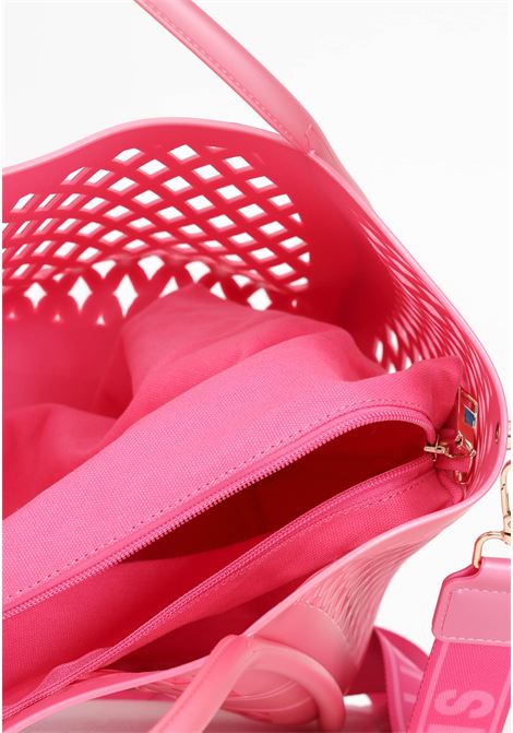 Borsa da donna rosa Flat Buby Basket MARC ELLIS | Borse | FLAT BUBY BASKETAURORA PINK/LIGHT GOLD