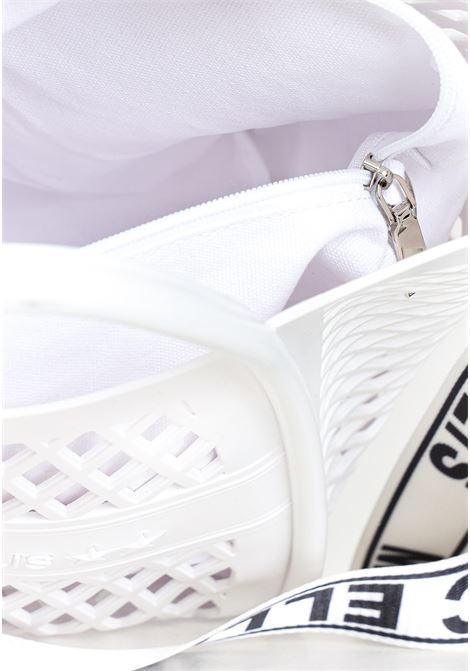 Flat Buby Basket white women's bag MARC ELLIS | Bags | FLAT BUBY BASKETOFF BLANC/BRUSH SILVER