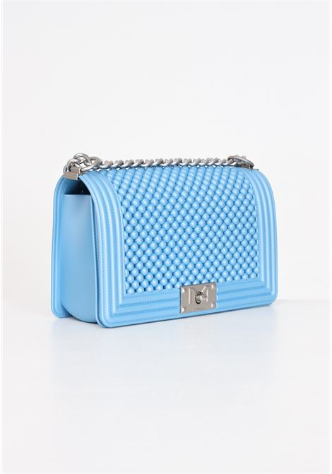 Flat M Ball light blue women's bag MARC ELLIS | Bags | FLAT M BALLNORSE BLUE/OFF SILVER