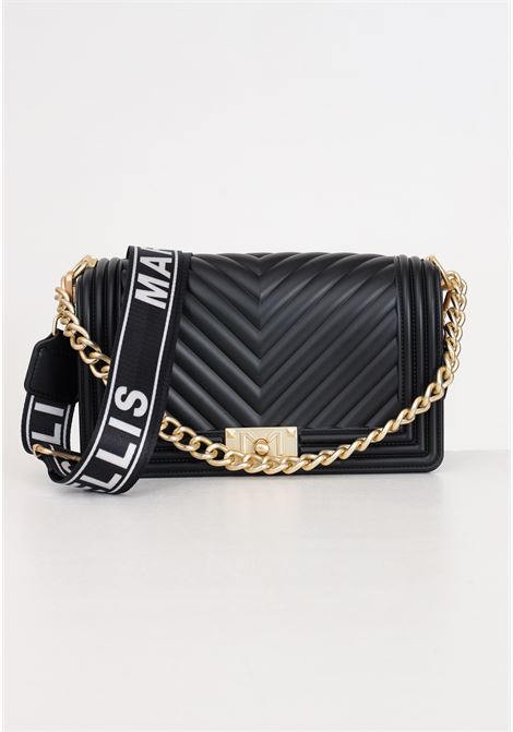 Flat M black women's bag MARC ELLIS | Bags | FLAT MBLACK/OFF GOLD