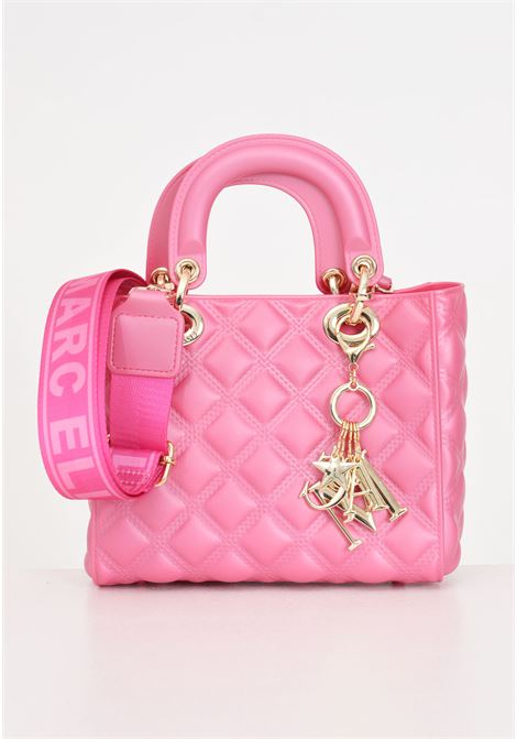 Flat Missy M pink women's bag MARC ELLIS | Bags | FLAT MISSY MAURORA PINK/LIGHT GOLD
