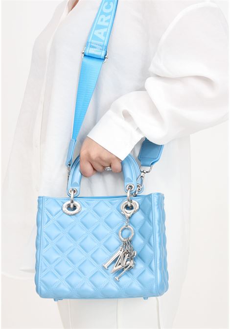 Flat Missy M light blue women's bag MARC ELLIS | FLAT MISSY MNORSE BLUE/SILVER