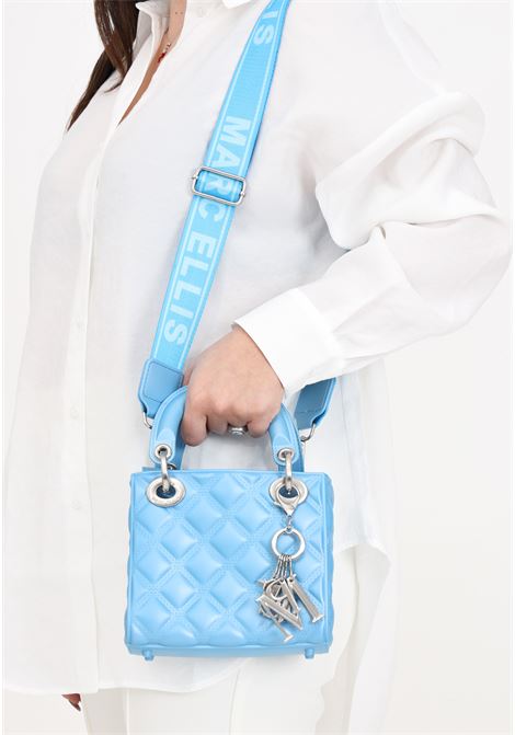 Flat Missy S light blue women's bag MARC ELLIS | FLAT MISSY SNORSE BLUE/SILVER