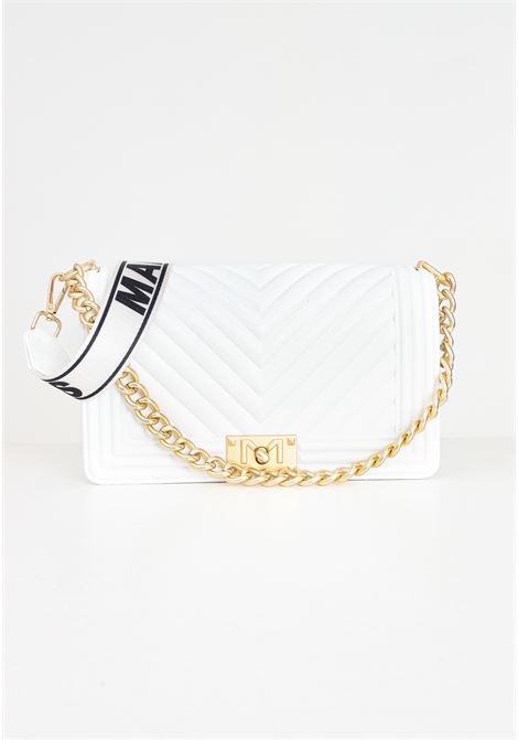 White women's bag Flat M MARC ELLIS | Bags | FLAT MWHITE/OFF GOLD