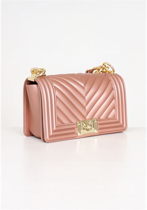 Flat S pink women's bag MARC ELLIS | Bags | FLAT SROSA ANTICO/LIGHT GOLD