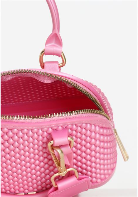 Flat Xs Ball fuchsia women's bag MARC ELLIS | Bags | FLAT XS BALLAURORA PINK/OFF GOLD